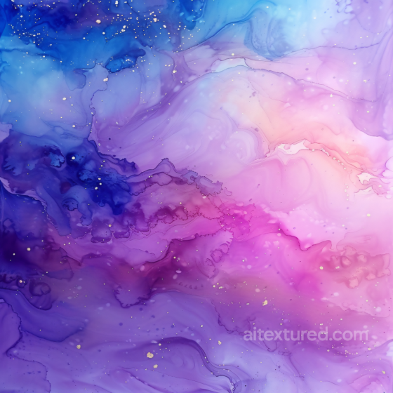 Alcohol Ink PBR Texture Featuring Ethereal Purple and Pink Swirls Alcohol ink texture preview