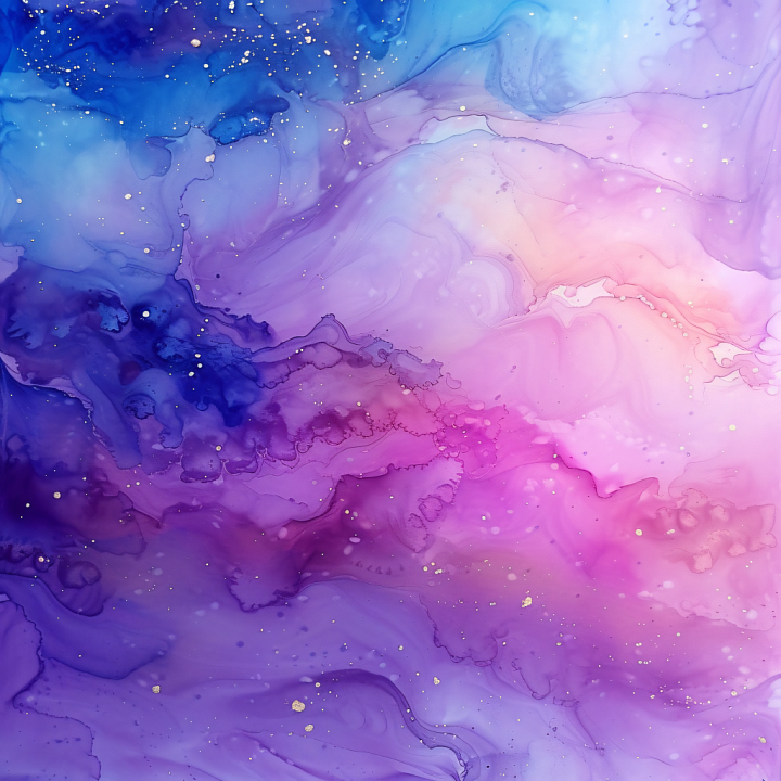 Alcohol Ink Featuring Ethereal Purple and Pink Swirls seamless PBR texture preview