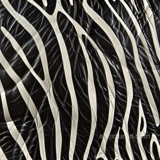 Glossy Black Leather Texture with White Abstract Patterns Leather texture preview