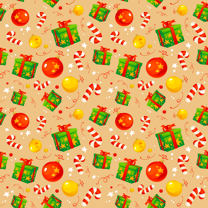 All Christmas Digital paper of Colorful Christmas Digital Paper with Gi… seamless PBR texture preview