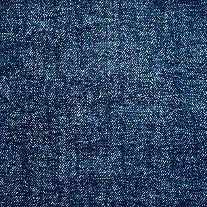 Worn Denim Fabric with Subtle Cracks and Fading seamless PBR texture preview